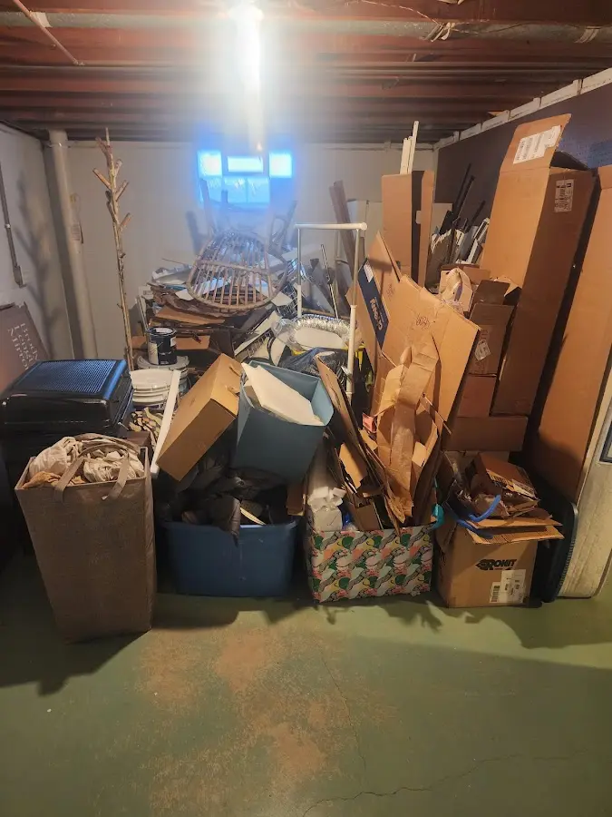 Roll-off dumpster container at job site for Construction Dumpster Rental in Flowery Branch